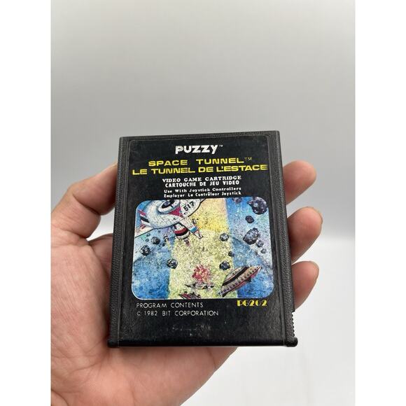 Space Tunnel By Puzzy 1982 (Atari 2600) - Cart Only NTSC - Authentic & Rare